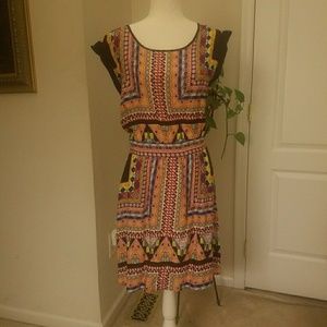Tribal print summer dress